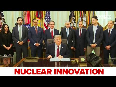 President Trump makes an Announcement on American Nuclear Innovation