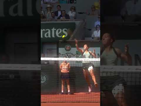 So smooth by Diane Parry 😮‍💨🇫🇷 #rolandgarros #tennis #tennisedit