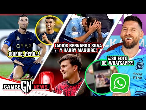 ¡CR7 EN APRIETOS, PERO...!| ADIÓS MAGUIRE y BERNARDO SILVA | INCREÍBLE FOTO DE PERFIL de MESSI