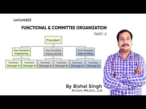 Functional & Committee Organization Part - 2 II Business Management II Lecture@52 II By Bishal Singh