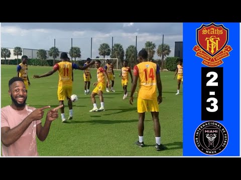 STATHS 2-3 Inter Miami FC In Weston Cup | Brilliant Showing For Schoolboys | Jamaica Youth Football