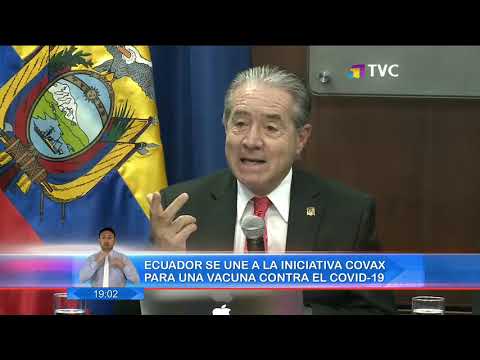 Ecuador se une a iniciativa Covax para una vacuna contra el Covid-19