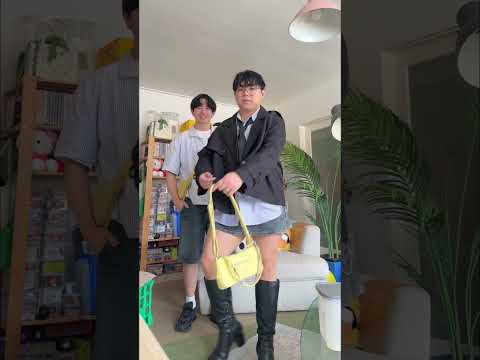 OUTFIT CHECK - Pinstripes and Denim (#shorts #outfit #fitcheck)