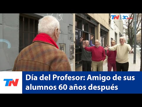 DÍA DEL PROFESOR: Un docente que 60 años después sigue siendo el favorito de sus alumnos