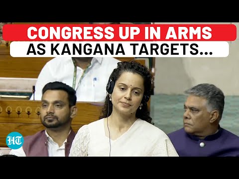 Kangana Ranaut Slams Himachal Pradesh Govt In Lok Sabha Speech; Congress Lashes Out | Watch