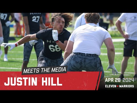 Four-star 2025 Ohio State LB target Justin Hill talks about his
recruitment with OSU