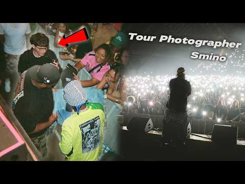My Life as a 21 Year Old Photographer on Tour | Shooting for Smino