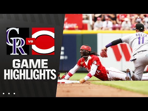 Rockies vs. Reds Game Highlights (7/12/25) | MLB Highlights