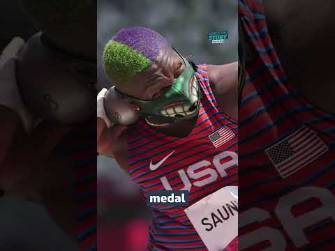 Why is this Olympian wearing a mask? #itvnews #olympics #usa