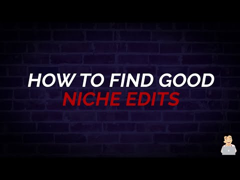 How to Find Good Niche Edits #shorts