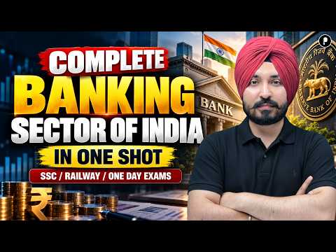 Indian Banking Sector Explained in One Class | RBI, Nationalisation &amp; Types of Banks for SSC CGL