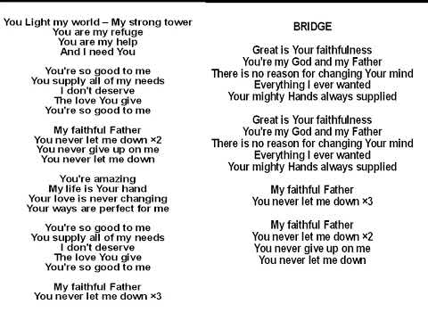 My Faithful Father | You Never Let Me Down | Powerful Christian Worship | Dizzy K Falola