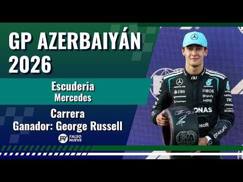 🛞 GEORGE RUSSELL <strong>GANA</strong> <strong>LA</strong> CARRERA DEL GP DE AZERBAIYÁN F1 - FALSO NUEVE RACING TEAM 🔥