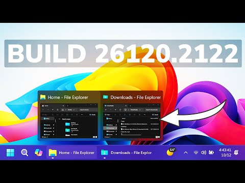 New Windows 11 Build 26120.2122 – New Taskbar Thumbnails and Animations, and Fixes (Dev)