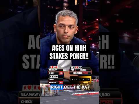 New Video from PokerGO: IM IN LOVE WITH POCKET ACES