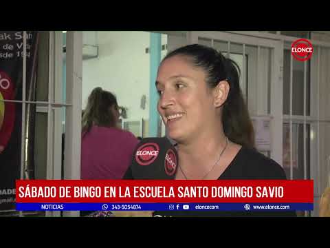 Sábado de bingo en la Escuela Santo Domingo Savio