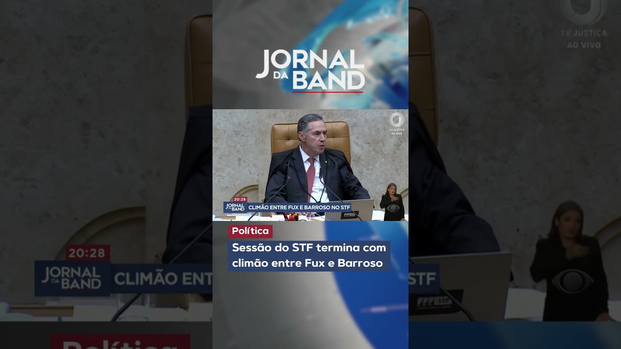 Sessão do STF termina com climão entre Fux e Barroso