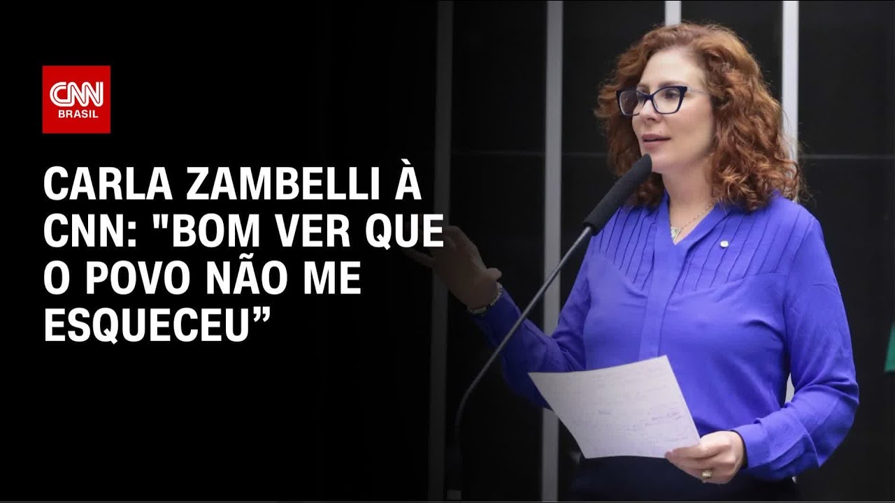 Bom ver que o povo não me esqueceu diz Carla Zambelli à CNN | BASTIDORES CNN