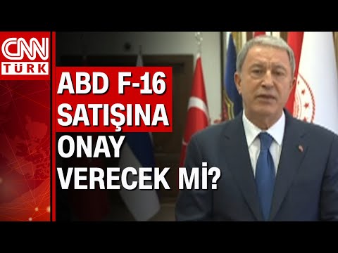 Bakan Akar'dan F-16 tedariki açıklaması: Artık ABD’den somut adımlar bekliyoruz