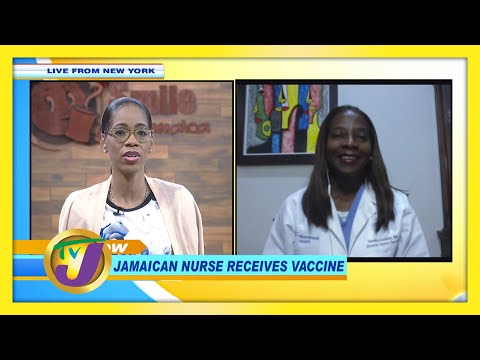 Jamaican Nurse Receives Vaccine: TVJ Smile Jamaica - December 21 2020
