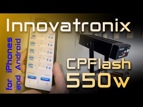 Innovatronix CPFlash 550w - Android and iPhones! Finally a powerful light for Phone for photography