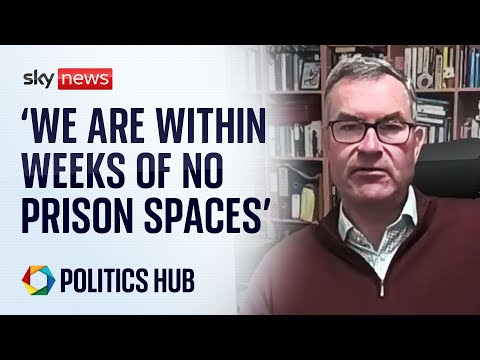 'We are within weeks or days of no longer having any prison spaces,' says former justice secretary