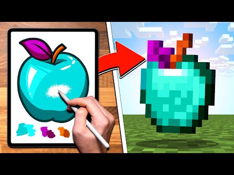 Minecraft But Everything I Draw, I GET