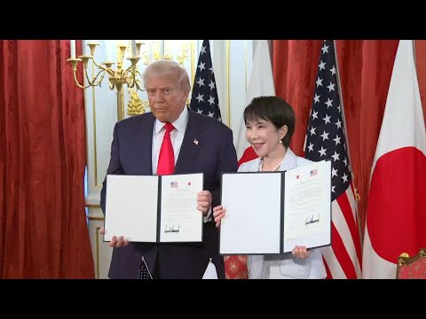 Trump and Japan PM Takaichi sign agreement on rare earths supply | AFP