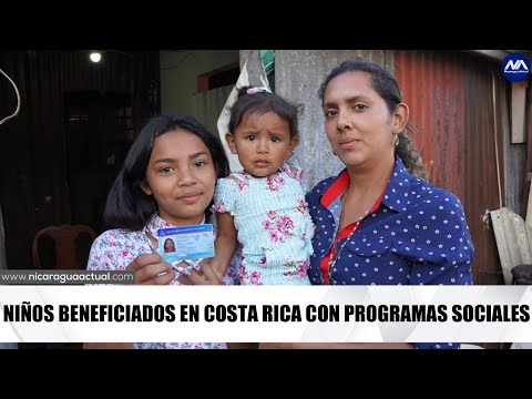 Niños migrantes beneficiados en Costa Rica con programas sociales