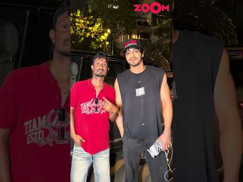 Ahaan Panday PATIENTLY gives pictures to fans and the Paps #shorts #ahaanpanday