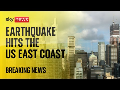 Watch live: New York skyline following 4.8 magnitude earthquake