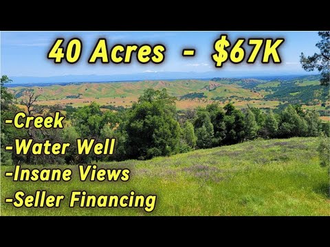 Land Acreage For Sale In California - Creek, Water Well, Seller Financing, Hunting Land