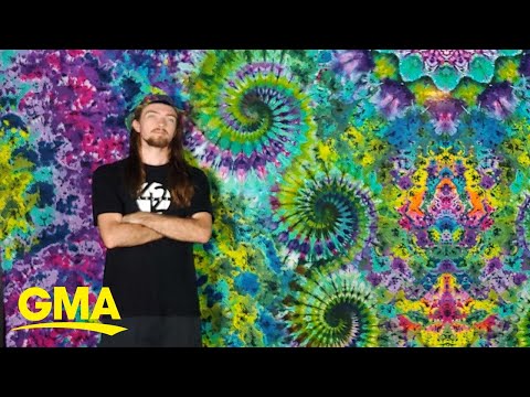 How tie-dye helped this artist with substance abuse recovery