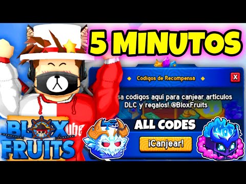 TODOS LOS CODIGOS DE BLOX FRUITS EN 5 MINUTOS