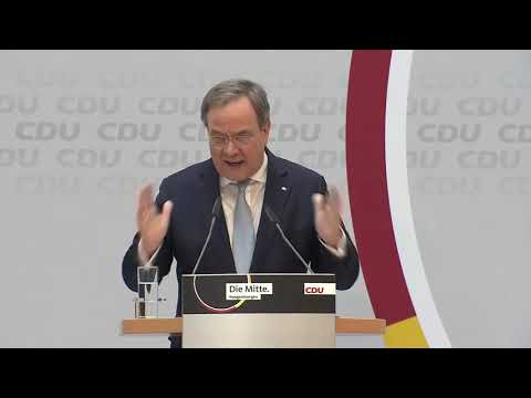 Armin Laschet informiert über die Beratungen der CDU-Spitze