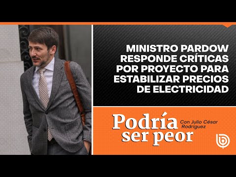 Ministro Pardow responde críticas por proyecto para estabilizar precios de electricidad