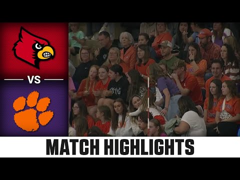 Louisville vs. Clemson ACC Volleyball Highlights (2023)