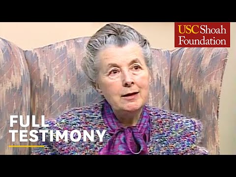 Jehovah’s Witness Holocaust Survivor Simone Liebster | Women’s History Month | USC Shoah Foundation