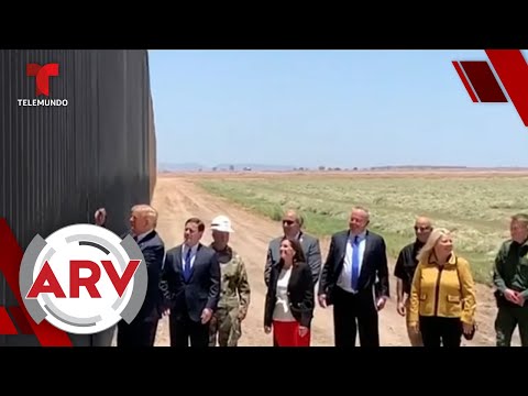 Trump visita muro fronterizo en Arizona | Al Rojo Vivo | Telemundo