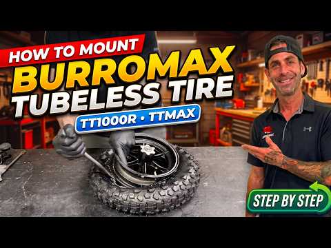 How to Mount Burromax Tubeless Tires for TT1000R and TTMax How to Mount Burromax Tubeless Tires for TT1000R and TTMax