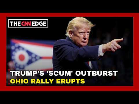 Trump’s Ohio Rally Erupts as Protester Is Attacked, President Calls Them ‘Scum’ | US News | N18G