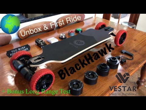 Vestar BlackHawk 6.5" All-Terrain/97mm Street Wheel -Unbox & First Ride - Andrew Penman-Vlog No.143
