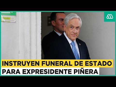 Instruyen funeral de Estado para el expresidente Sebastián Piñera