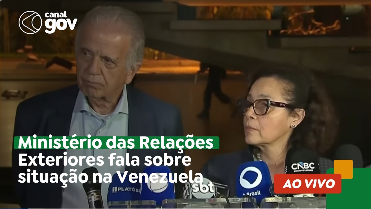 🔴 Coletiva de imprensa do Ministério das Relações Exteriores