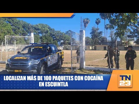 Localizan más de 100 paquetes con cocaína en Escuintla