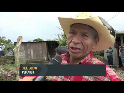 Inauguran 200 metros lineales de adoquinado en comunidad de Jinotega - Nicaragua
