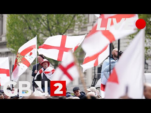 WATCH: Downing Street marks St George's Day by raising the flag of St George