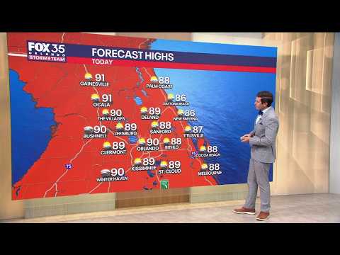 Orlando AM Weather Forecast: Rain chances increasing across Central Florida