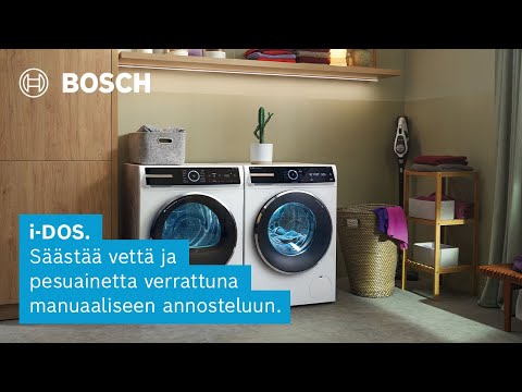 Säästää vettä ja pesuainetta verrattuna manuaaliseen annosteluun. #LikeABosch | Bosch Home Suomi