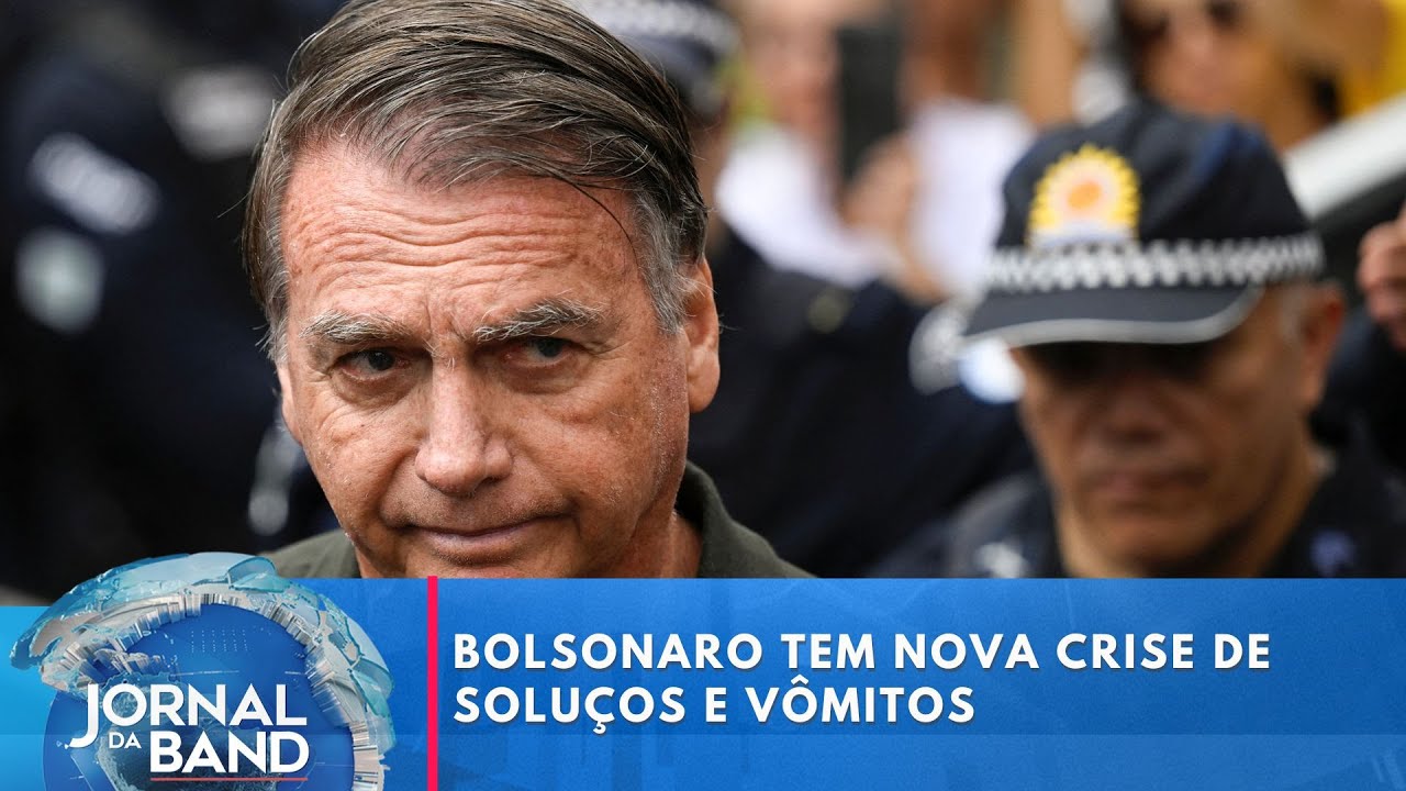 Bolsonaro tem nova crise de soluços e vômitos | Jornal da Band